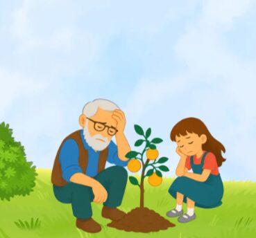 Sophie with grandfather